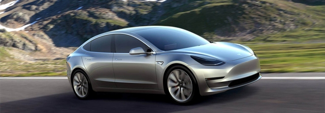 Tesla Model 3 (Credit: Tesla Motors)