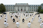 ANNAPOLIS, Md. (May 18, 2020) The United States Naval Academy holds the fourth swearing-in event for the Class of 2020. Stacy Godfrey