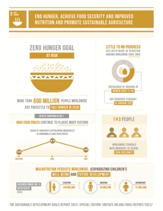 Goal 2: End hunger, achieve food security and improved nutrition and promote sustainable agriculture