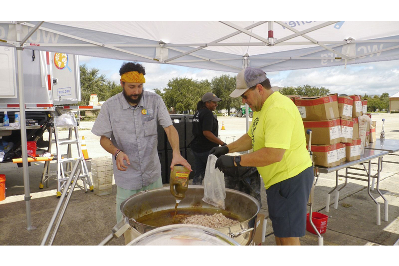 Hurricane Francine 2024 Louisiana | Photo credit to World Central Kitchen/WCK.org.