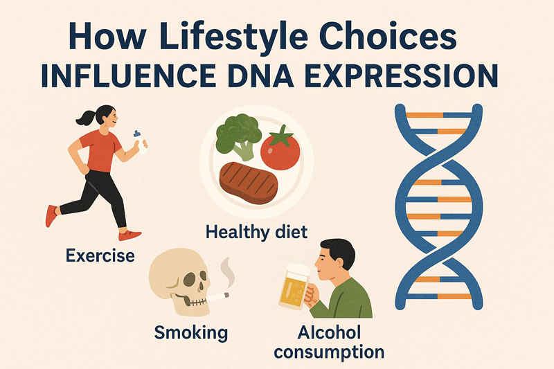 How lifestyle choices influence DNA expression | doegenomestolife.org