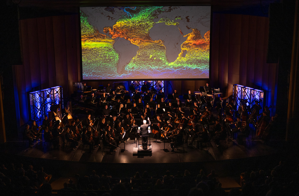 The National Philharmonic Performs Cosmic Cycles - A Space Symphony  | flickr.com (nasahqphoto) | Credit: Credit: (NASA/Joel Kowsky)