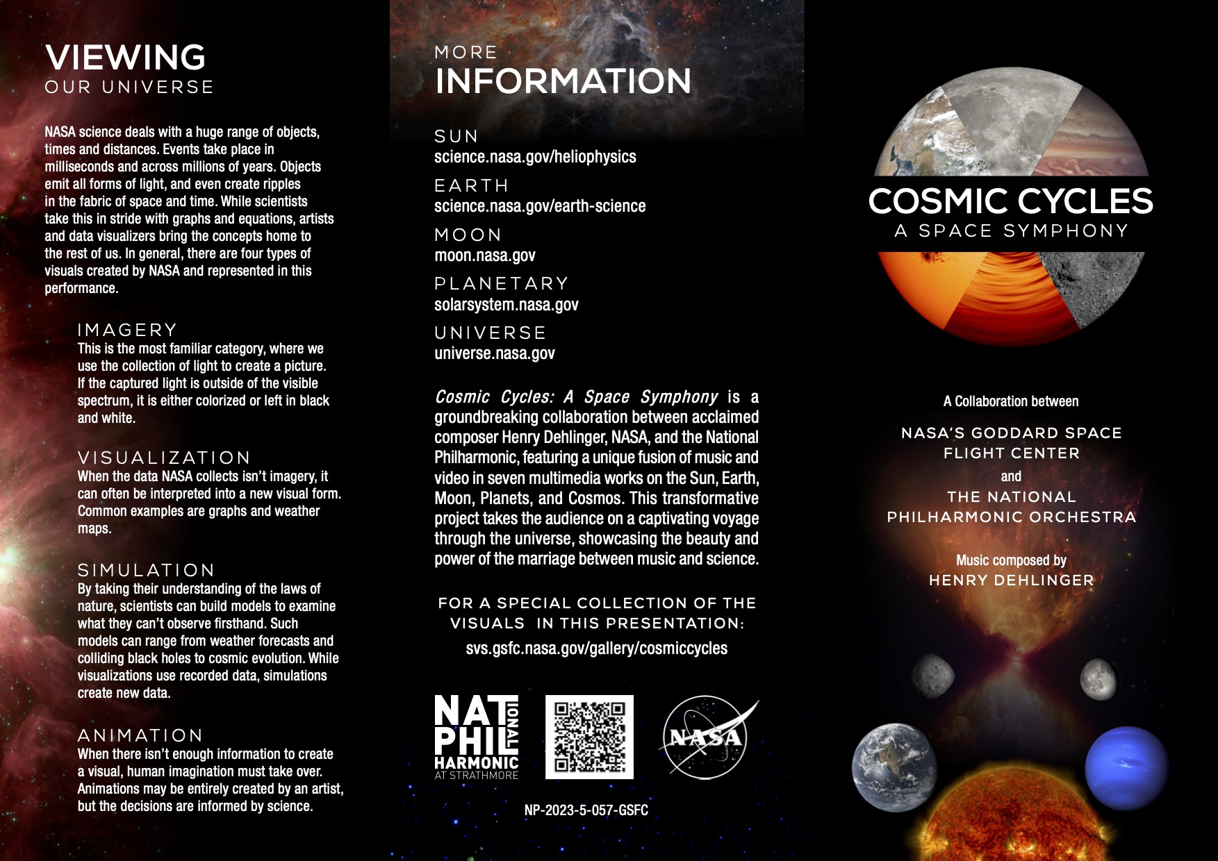 NASA SVS | Cosmic Cycles: A Space Symphony | svs.gsfc.nasa.gov | Credit: NASA's Goddard Space Flight Center