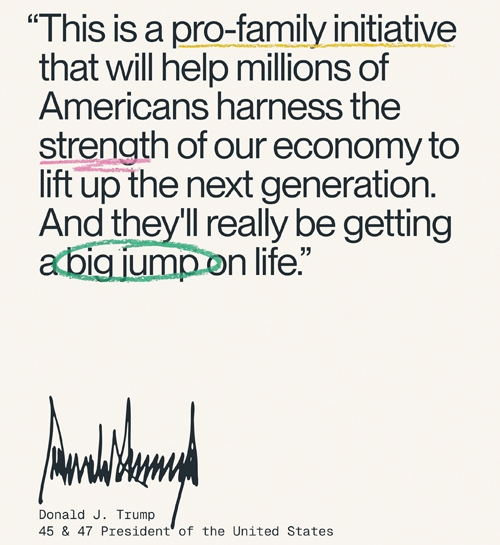 December 2, 2025, President Donald J. Trump joined top lawmakers and philanthropists Michael and Susan Dell to celebrate an extraordinary milestone for Trump Accounts: a historic $6.25 billion charitable commitment from the Dells | whitehouse.gov