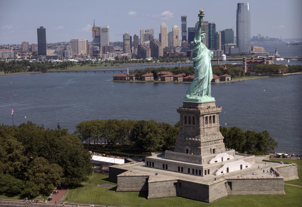The Statue of Liberty on Liberty Island, New Jersey | loc.gov | Credit: Highsmith, Carol M., 1946-, photographer |  Created / Published: 2017-08-24